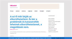 Desktop Screenshot of idezet.info